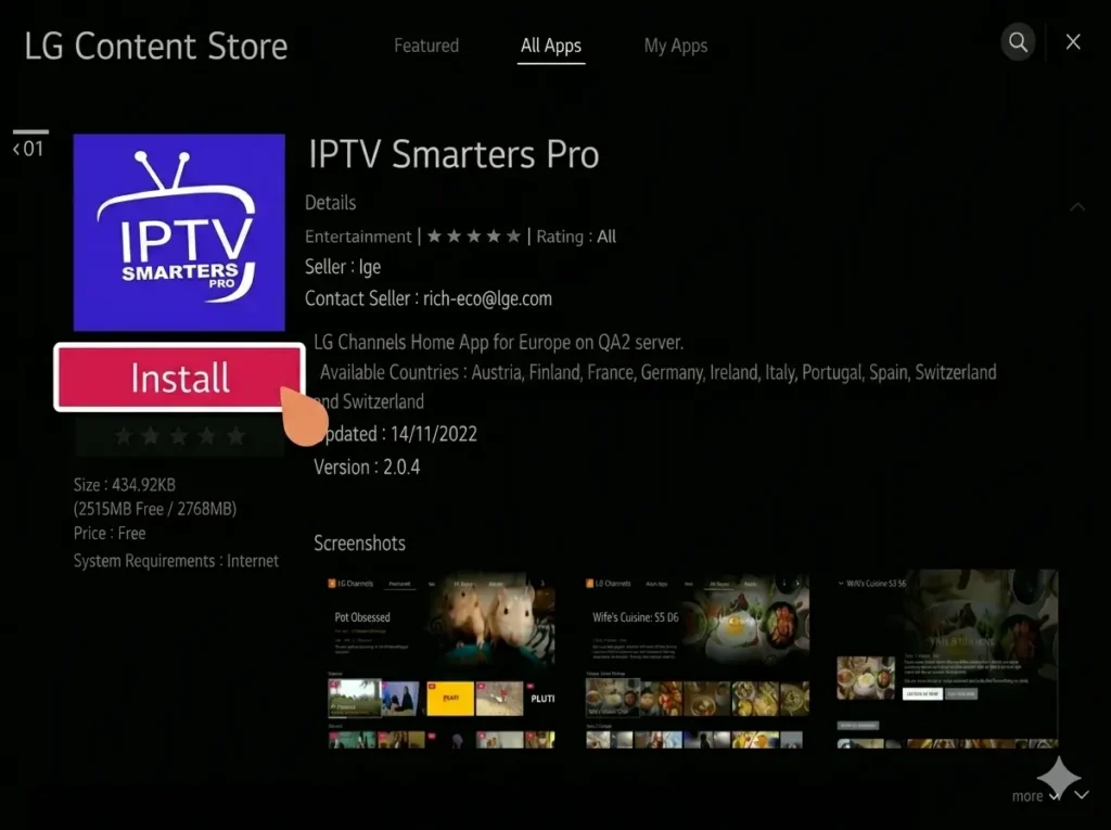 type iptv smarters pro
